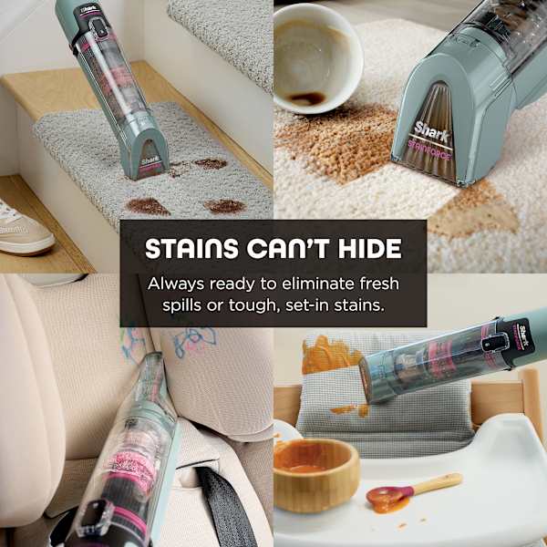 Shark® StainForce™ Cordless Spot & Stain Cleaner with Storage Caddy & Crevice Tool